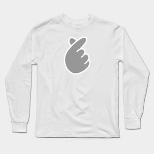 Finger heart Long Sleeve T-Shirt